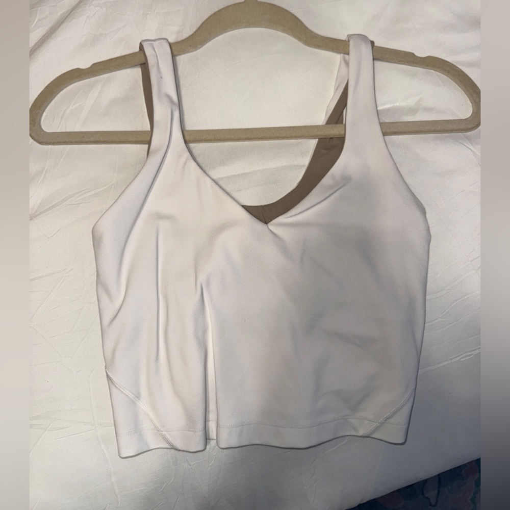 Lululemon Athletica White Tank Top - Picture 2 of 2